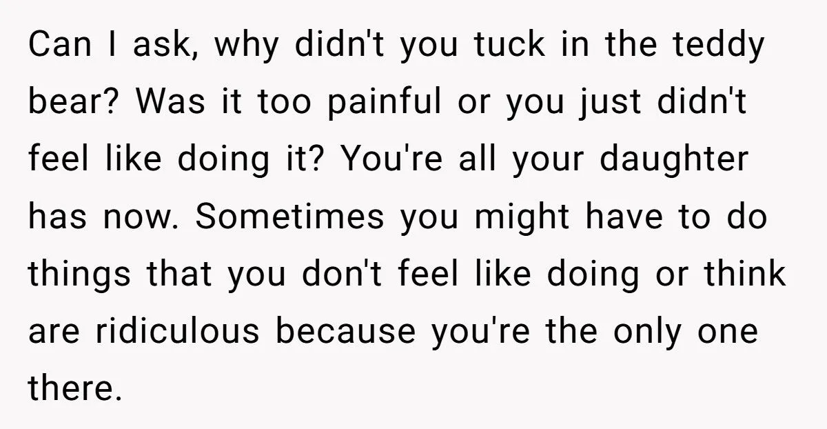 Man Yells At Daughter “Mom Isn’t Here” After She Cries For Her Deceased Mother
