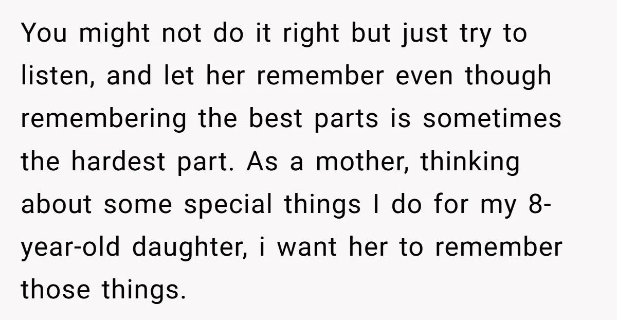 Man Yells At Daughter “Mom Isn’t Here” After She Cries For Her Deceased Mother