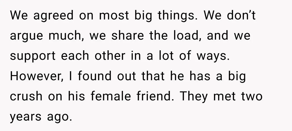 Woman Walked Away After Husband Admits Emotional Connection With Another Woman Over Shared Hobbies