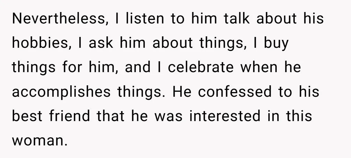 Woman Walked Away After Husband Admits Emotional Connection With Another Woman Over Shared Hobbies