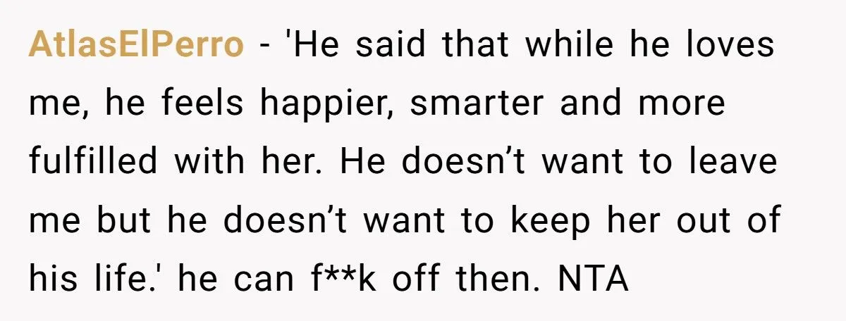 Woman Walked Away After Husband Admits Emotional Connection With Another Woman Over Shared Hobbies