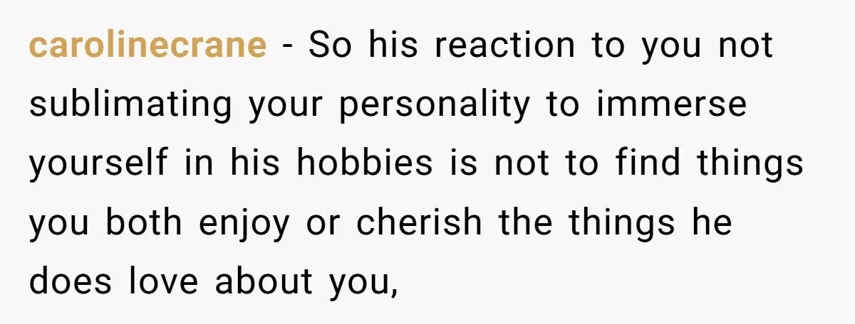 Woman Walked Away After Husband Admits Emotional Connection With Another Woman Over Shared Hobbies
