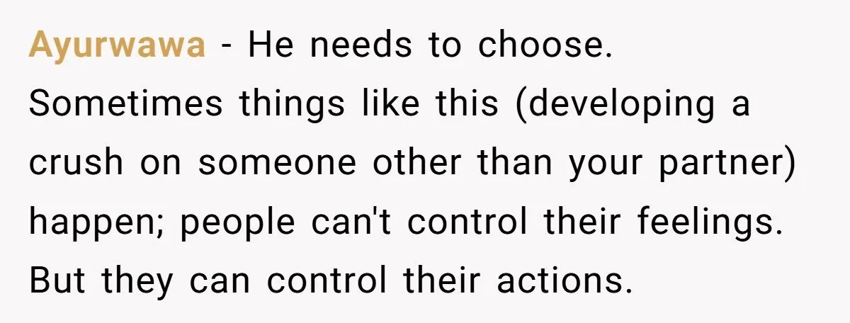 Woman Walked Away After Husband Admits Emotional Connection With Another Woman Over Shared Hobbies