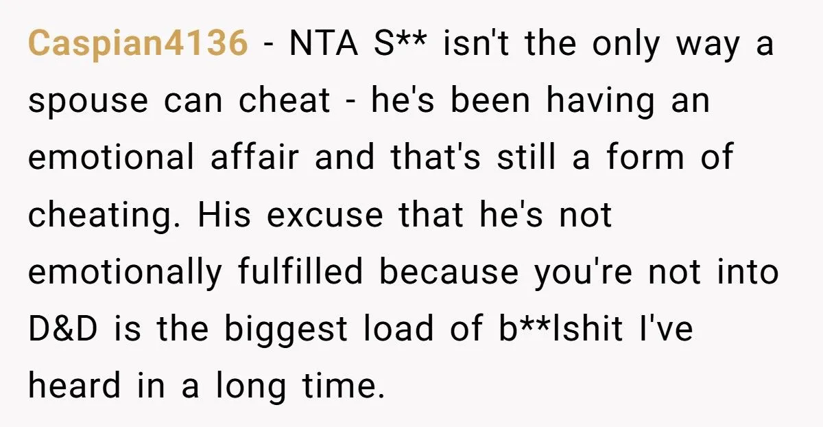 Woman Walked Away After Husband Admits Emotional Connection With Another Woman Over Shared Hobbies