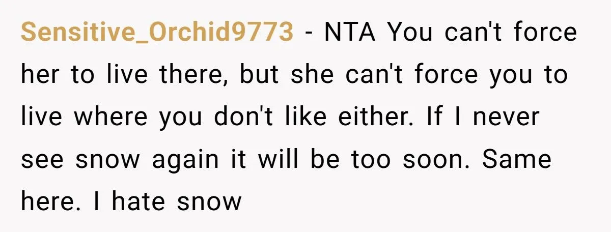 Retiree Follows Through On 30-Year Plan To Escape Winter But His Wife Refuses To Leave Grandkids Retiree Follows Through On 30-Year Plan To Escape Winter But His Wife Refuses To Leave Grandkids