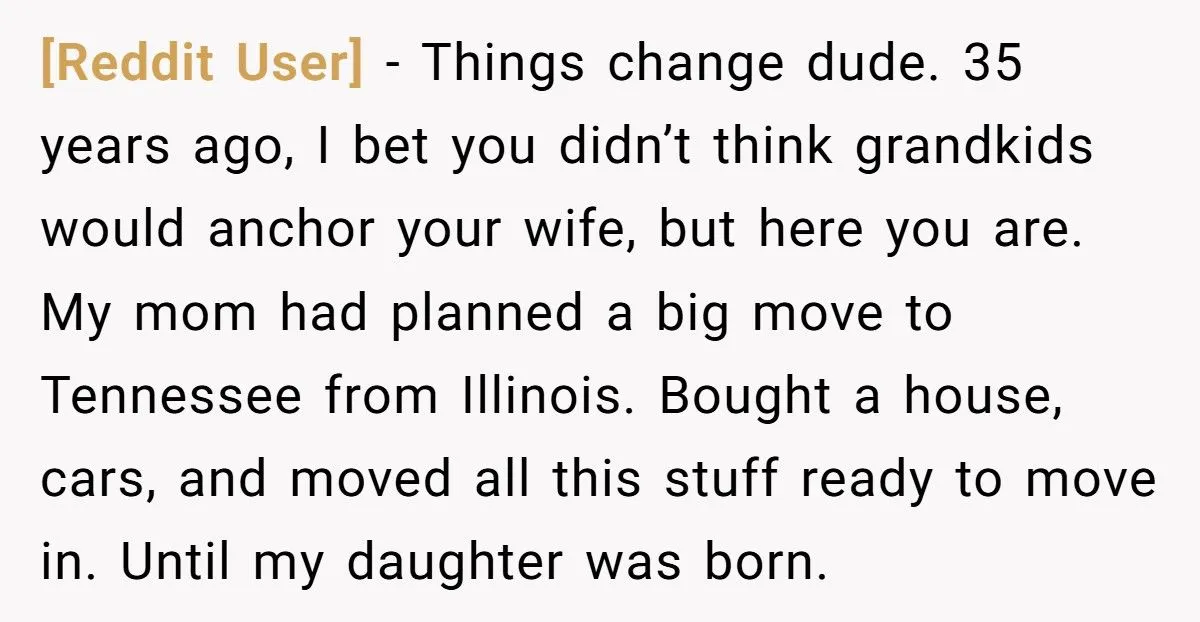 Retiree Follows Through On 30-Year Plan To Escape Winter But His Wife Refuses To Leave Grandkids Retiree Follows Through On 30-Year Plan To Escape Winter But His Wife Refuses To Leave Grandkids