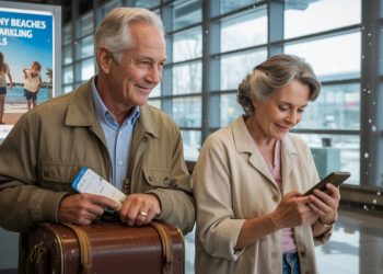 Retiree Follows Through On 30-Year Plan To Escape Winter But His Wife Refuses To Leave Grandkids