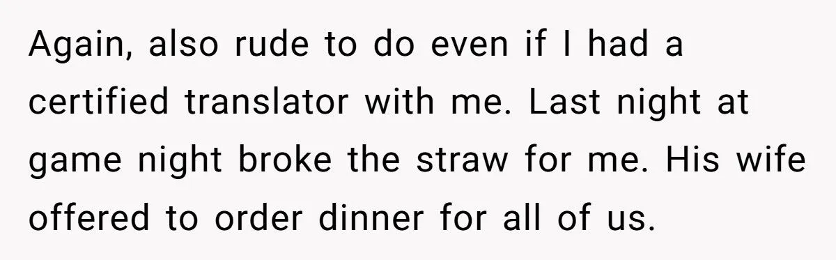 Deaf Man Ignores Best Friend’s Wife After She “Forgets” To Order Him Dinner