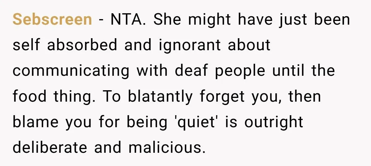 Deaf Man Ignores Best Friend’s Wife After She “Forgets” To Order Him Dinner