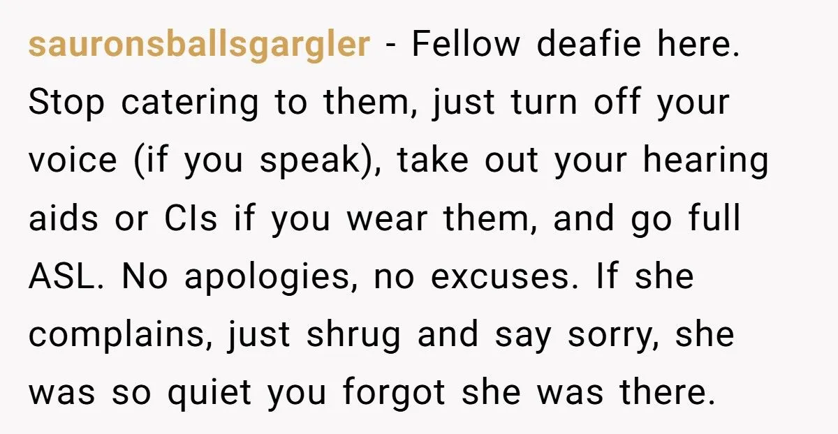 Deaf Man Ignores Best Friend’s Wife After She “Forgets” To Order Him Dinner