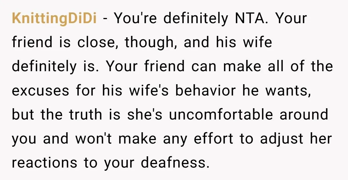 Deaf Man Ignores Best Friend’s Wife After She “Forgets” To Order Him Dinner