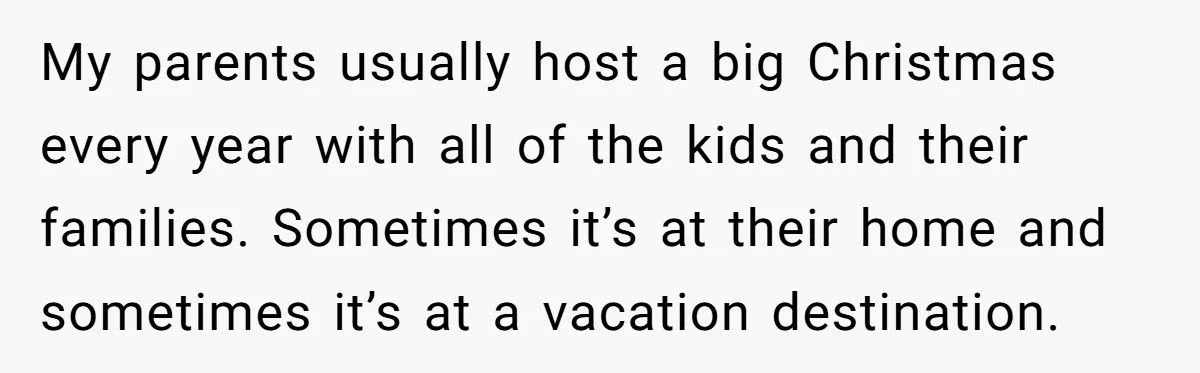 Parents Plan Christmas At Ski Resort, Then Demand Daughter Send Kids Without Disabled Husband