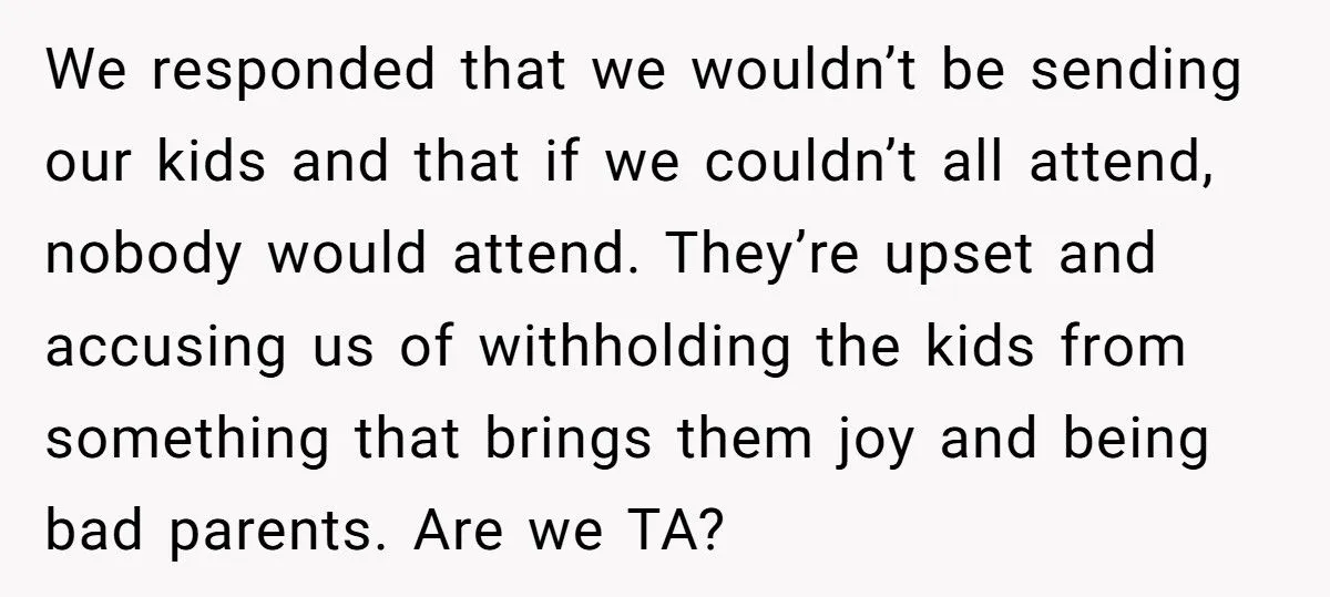 Parents Plan Christmas At Ski Resort, Then Demand Daughter Send Kids Without Disabled Husband