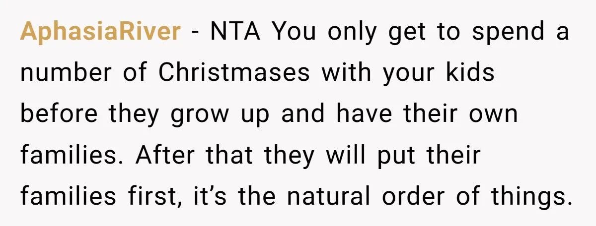Parents Plan Christmas At Ski Resort, Then Demand Daughter Send Kids Without Disabled Husband
