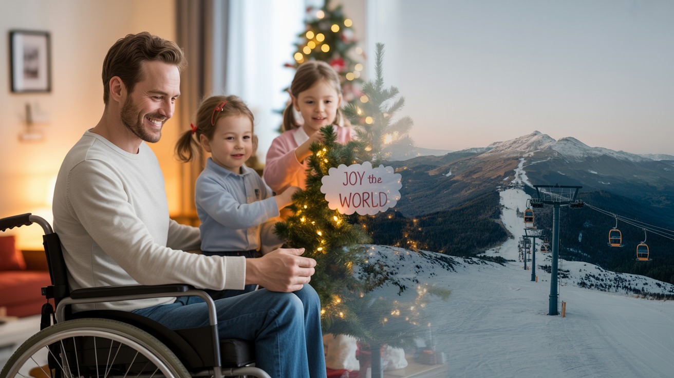 Parents Plan Christmas At Ski Resort, Then Demand Daughter Send Kids Without Disabled Husband