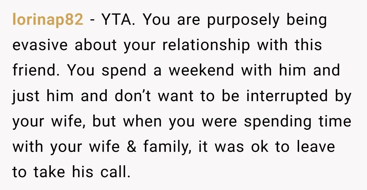Man Ignored Wife’s Calls During Annual Phone-Free Trip, Later Finds Out It Was A Real Emergency