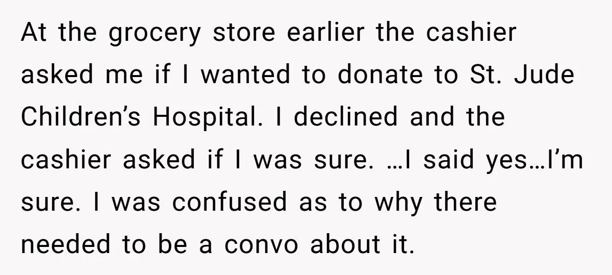 Cashier Shames Broke Customer For Not Donating, Gets Yelled At Over “Nike Shoes” Comment