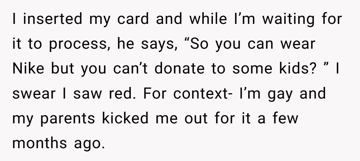 Cashier Shames Broke Customer For Not Donating, Gets Yelled At Over “Nike Shoes” Comment