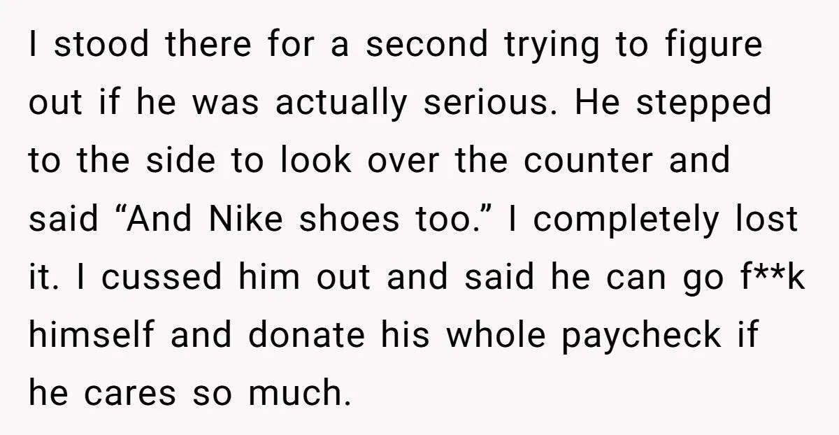 Cashier Shames Broke Customer For Not Donating, Gets Yelled At Over “Nike Shoes” Comment