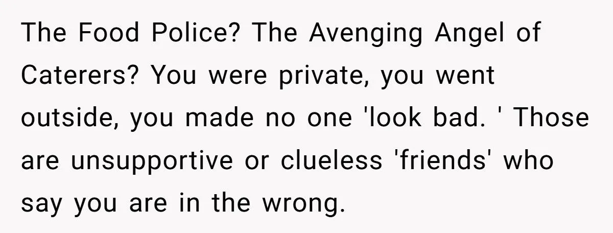 Guest Brings Her Own Food To Wedding After Bride Refuses To Accommodate