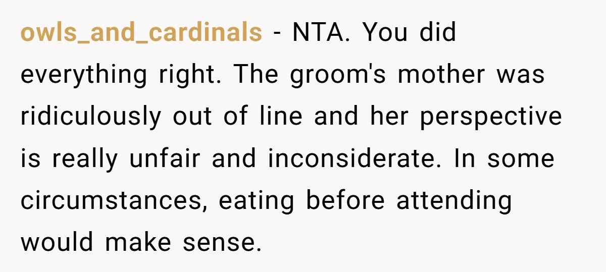 Guest Brings Her Own Food To Wedding After Bride Refuses To Accommodate