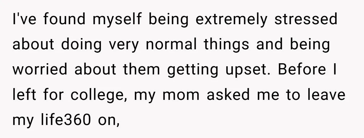 College Freshman Threatens To Turn Off Life360 After Parents Track Every Move