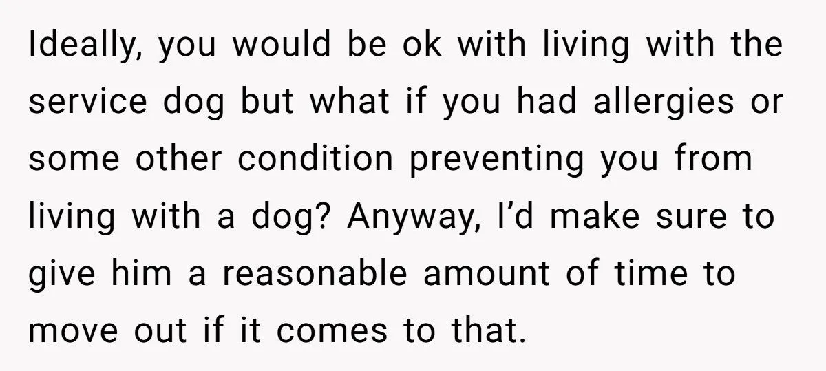Man Refuses To Live With Roommate’s Service Dog, Gets Accused Of Discriminating Against A Disability