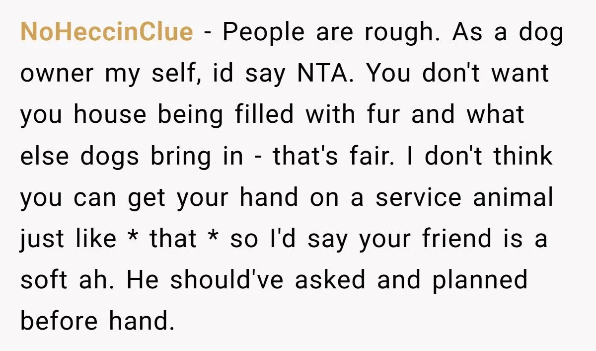 Man Refuses To Live With Roommate’s Service Dog, Gets Accused Of Discriminating Against A Disability