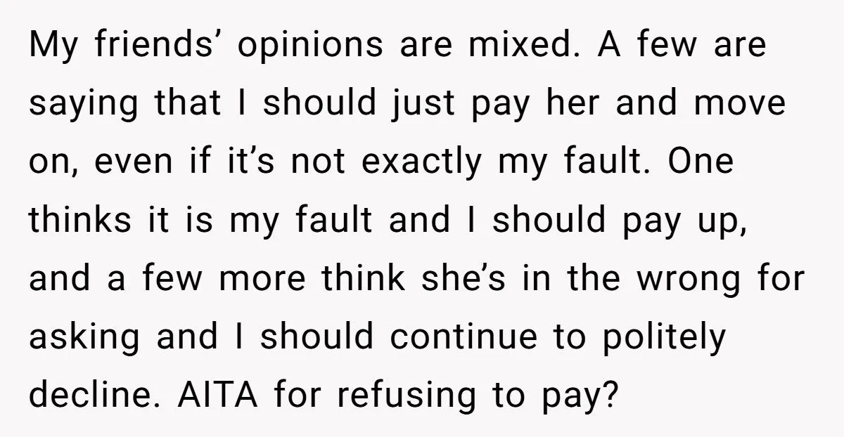Woman Refuses To Pay For Antique Chair That Collapsed Under Her Weight At Friend’s Game Night Woman Refuses To Pay For Antique Chair That Collapsed Under Her Weight At Friend’s Game Night