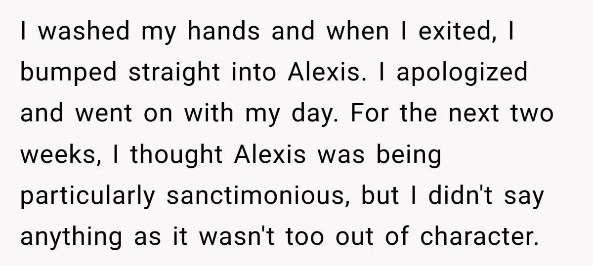 Coworker Exposes Her Coworker's Bathroom Habits, And Instantly Regrets It