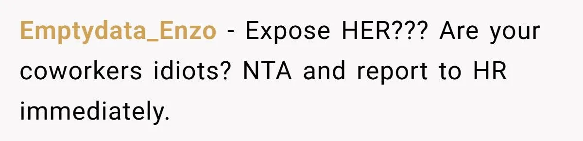 Coworker Exposes Her Coworker's Bathroom Habits, And Instantly Regrets It