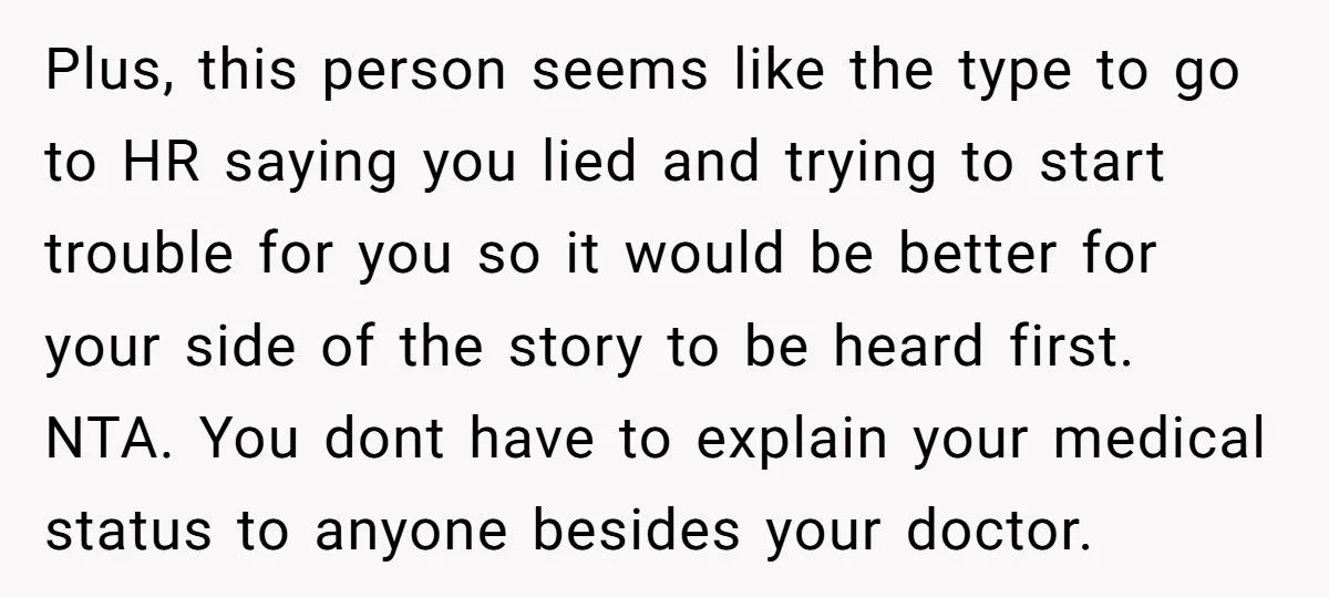 Woman Refuses To Clarify Her Diabetes Type, Coworker Accuses Her Of “Faking” Type 1
