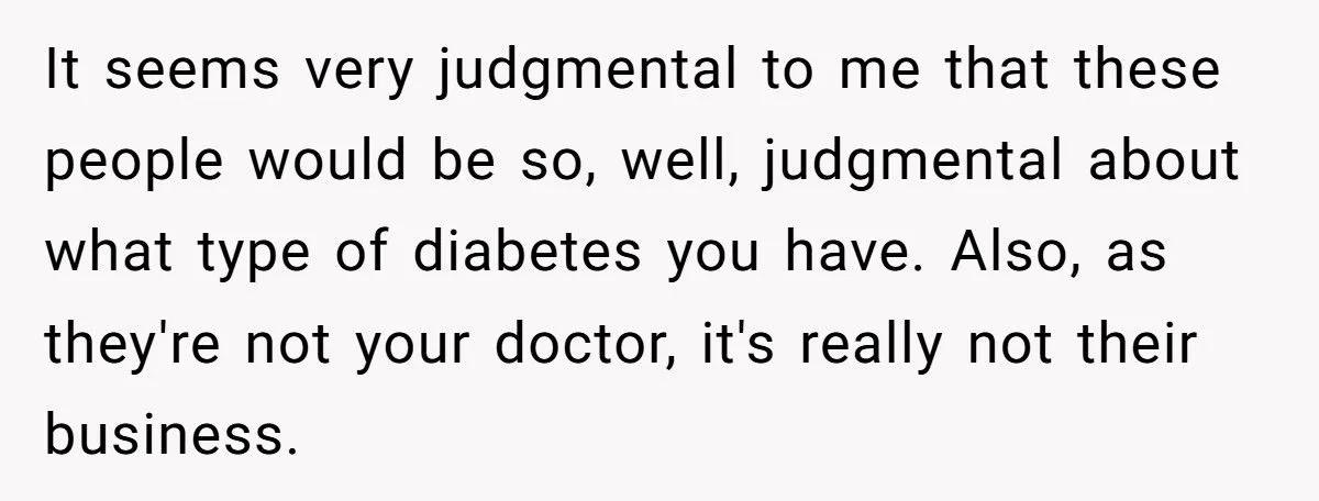 Woman Refuses To Clarify Her Diabetes Type, Coworker Accuses Her Of “Faking” Type 1