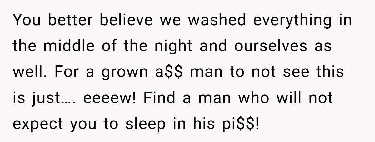 Woman Refuses To Sleep In Boyfriend’s Urine After He Peed The Bed