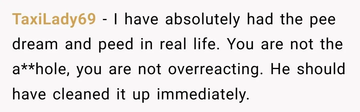 Woman Refuses To Sleep In Boyfriend’s Urine After He Peed The Bed