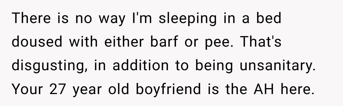 Woman Refuses To Sleep In Boyfriend’s Urine After He Peed The Bed