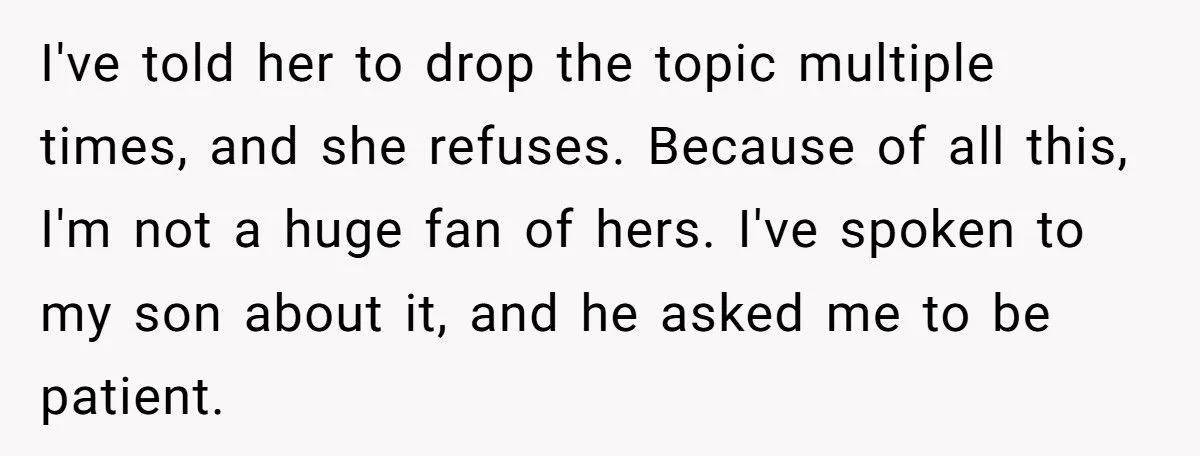 Mother-In-Law Snaps After Daughter-In-Law Calls Her “Mom” One Too Many Times