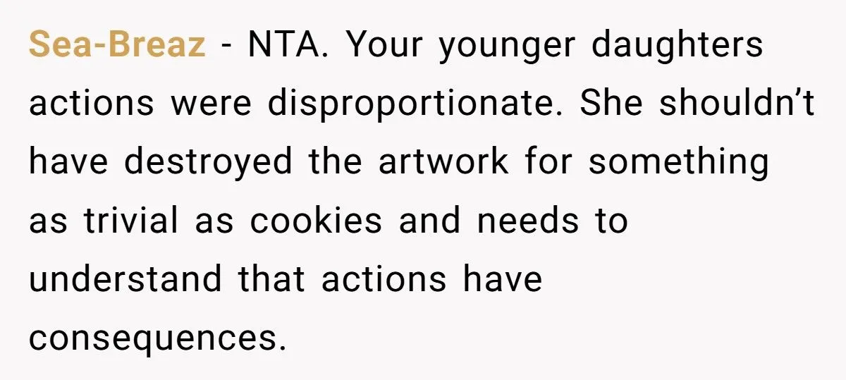 Dad Makes Daughter Trash Her Rock Collection After She Destroys Sister’s Art