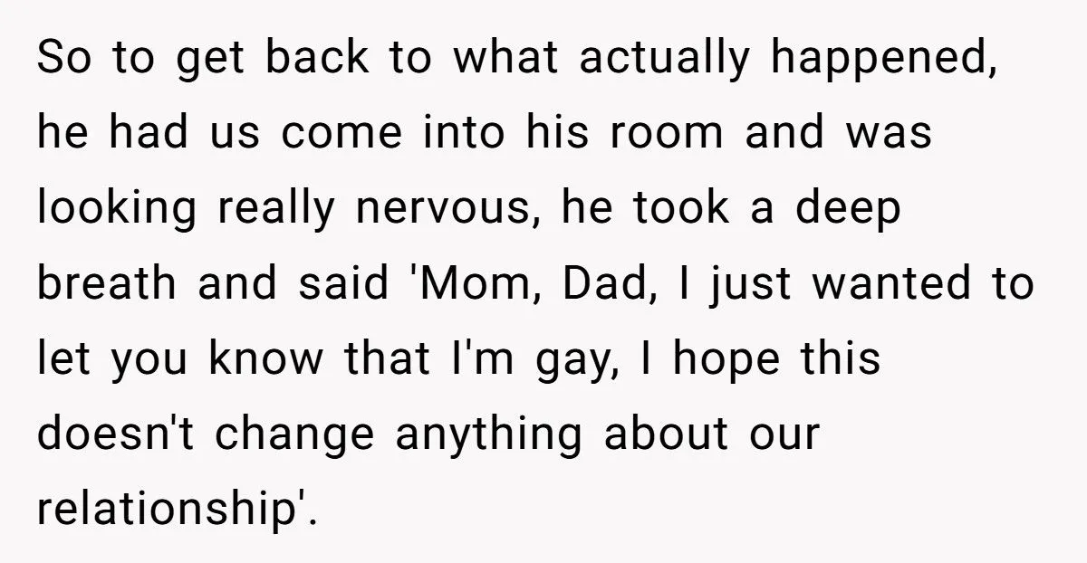 Father’s “Hell Yeah Bud!” Reaction To Son’s Coming Out Leaves Teen Confused Father’s “Hell Yeah Bud!” Reaction To Son’s Coming Out Leaves Teen Confused