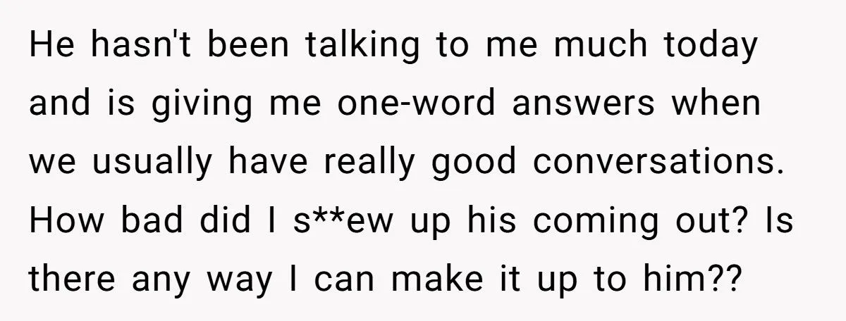 Father’s “Hell Yeah Bud!” Reaction To Son’s Coming Out Leaves Teen Confused Father’s “Hell Yeah Bud!” Reaction To Son’s Coming Out Leaves Teen Confused