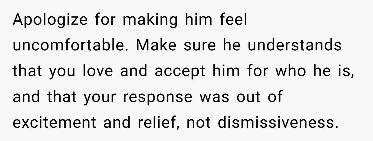 Father’s “Hell Yeah Bud!” Reaction To Son’s Coming Out Leaves Teen Confused Father’s “Hell Yeah Bud!” Reaction To Son’s Coming Out Leaves Teen Confused