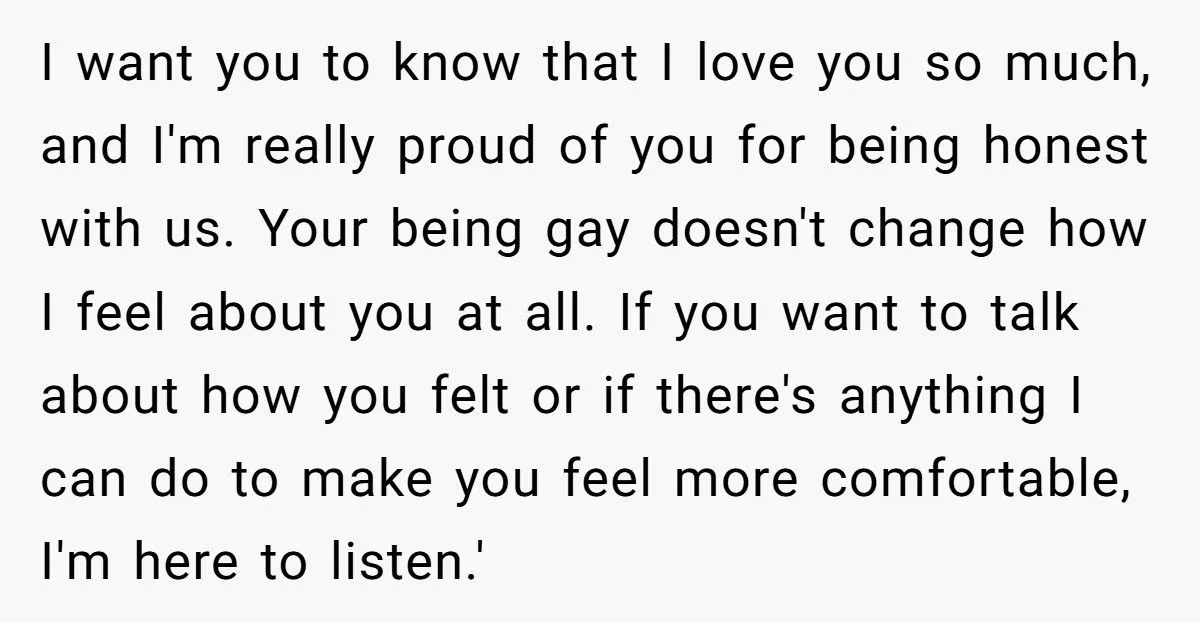 Father’s “Hell Yeah Bud!” Reaction To Son’s Coming Out Leaves Teen Confused Father’s “Hell Yeah Bud!” Reaction To Son’s Coming Out Leaves Teen Confused