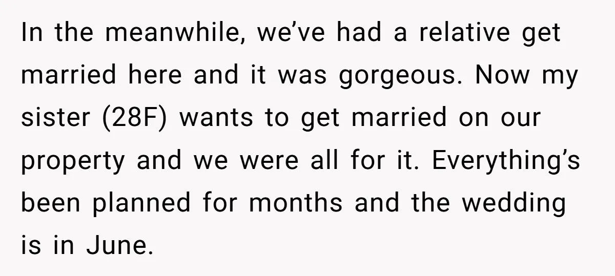 Woman Lets Sister Use Farmhouse For Free Wedding, Gets Told To Pack Away All Disney Items