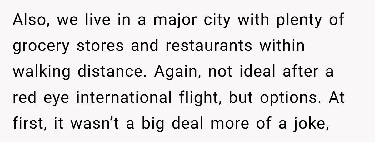 Husband Returns From Trip, Gets Mad Wife Didn’t Stock The Fridge Like His Mom