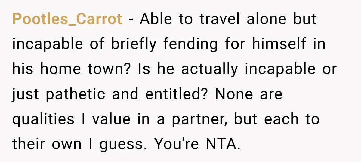 Husband Returns From Trip, Gets Mad Wife Didn’t Stock The Fridge Like His Mom