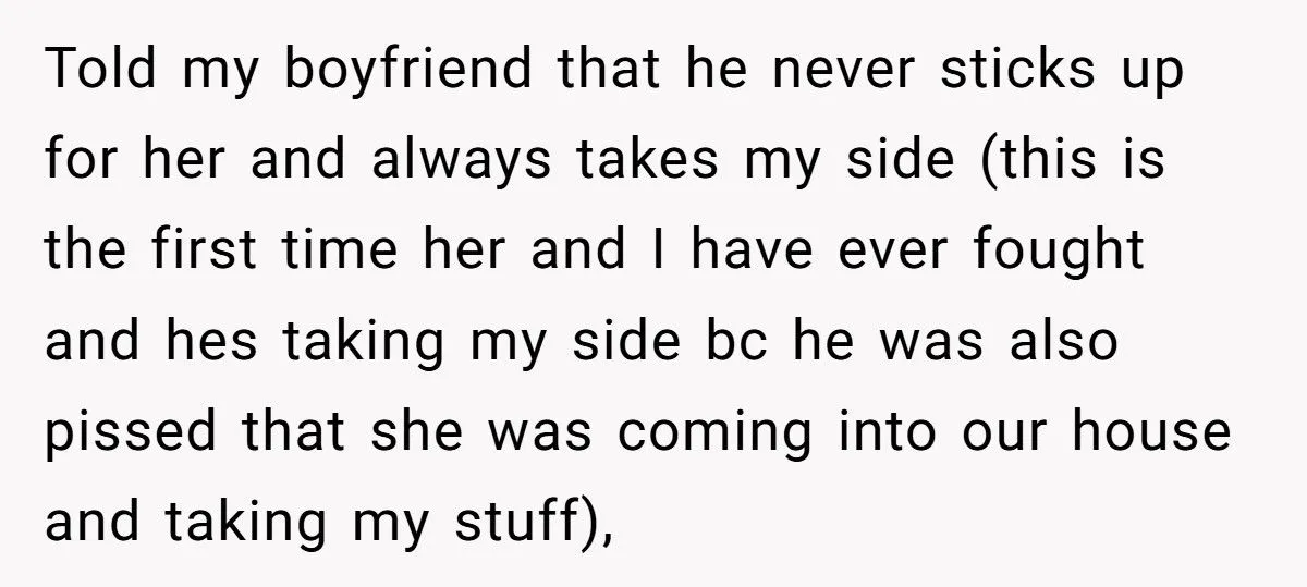 Girlfriend Takes Laptop Back After Boyfriend’s Sister Raids Their House And Steals It From Her