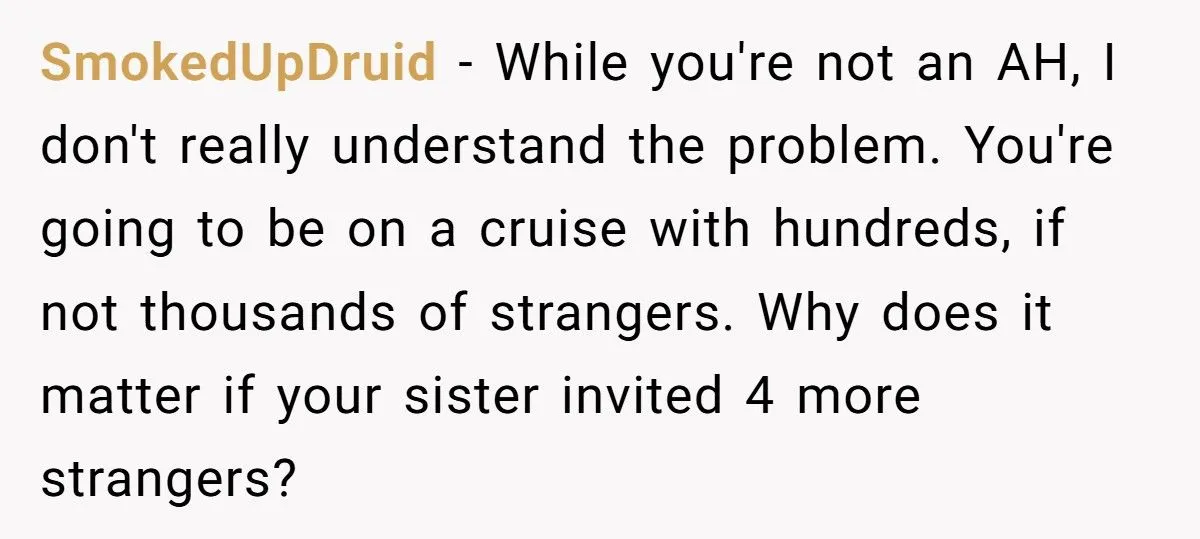 Couple Cancels Cruise After SIL Invites Two Extra Couples They Don’t Even Know