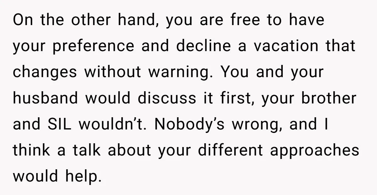 Couple Cancels Cruise After SIL Invites Two Extra Couples They Don’t Even Know