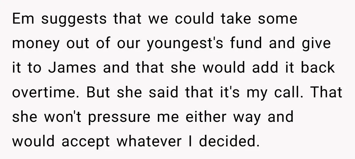 Stepdad Refuses To Raid Youngest Child’s College Fund After Stepson Demands Equal Share