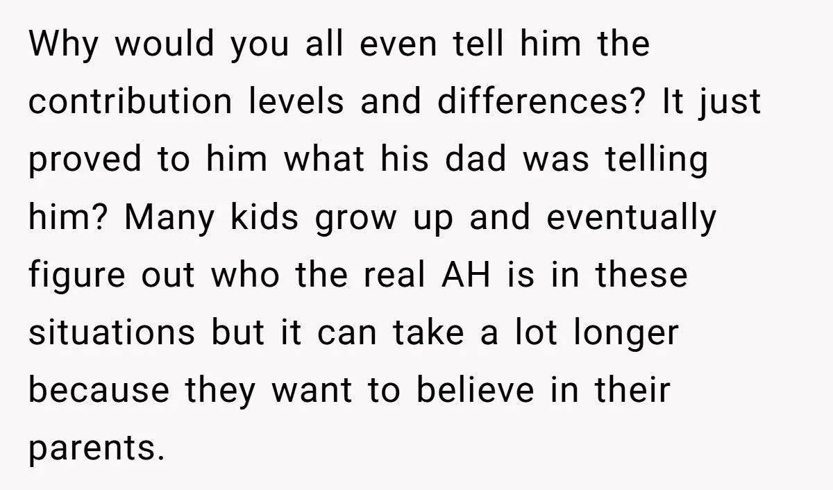 Stepdad Refuses To Raid Youngest Child’s College Fund After Stepson Demands Equal Share